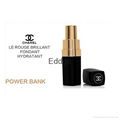 universal external portable smart mini lipstick power bank 2600mah 4