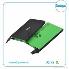built in charging cable universal external portable mobile charger power bank