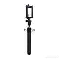 mini portable extendable flexible cable take pole monopod selfie stick 3