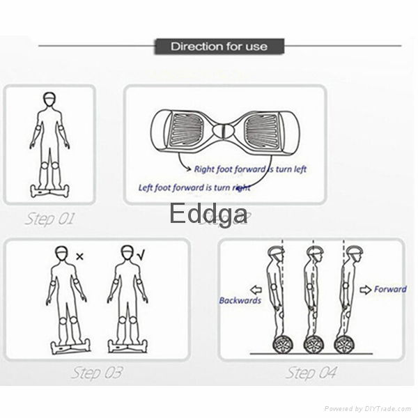 quality 2 wheels balance self balancing electric scooter 4