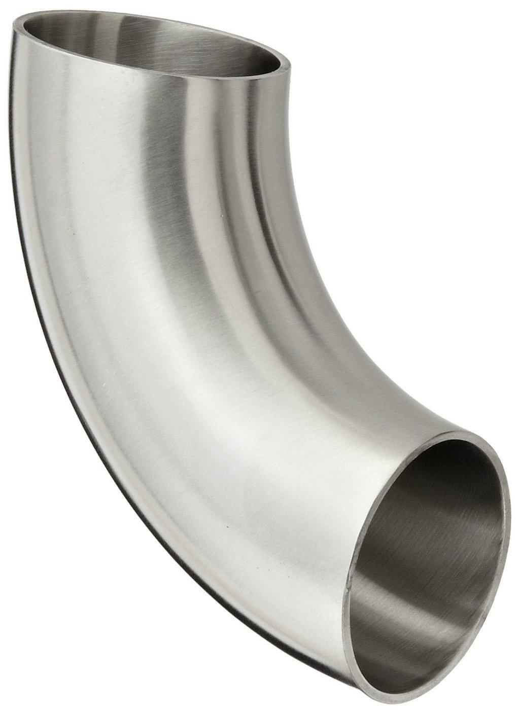 卫生级不锈钢抛光弯头45度