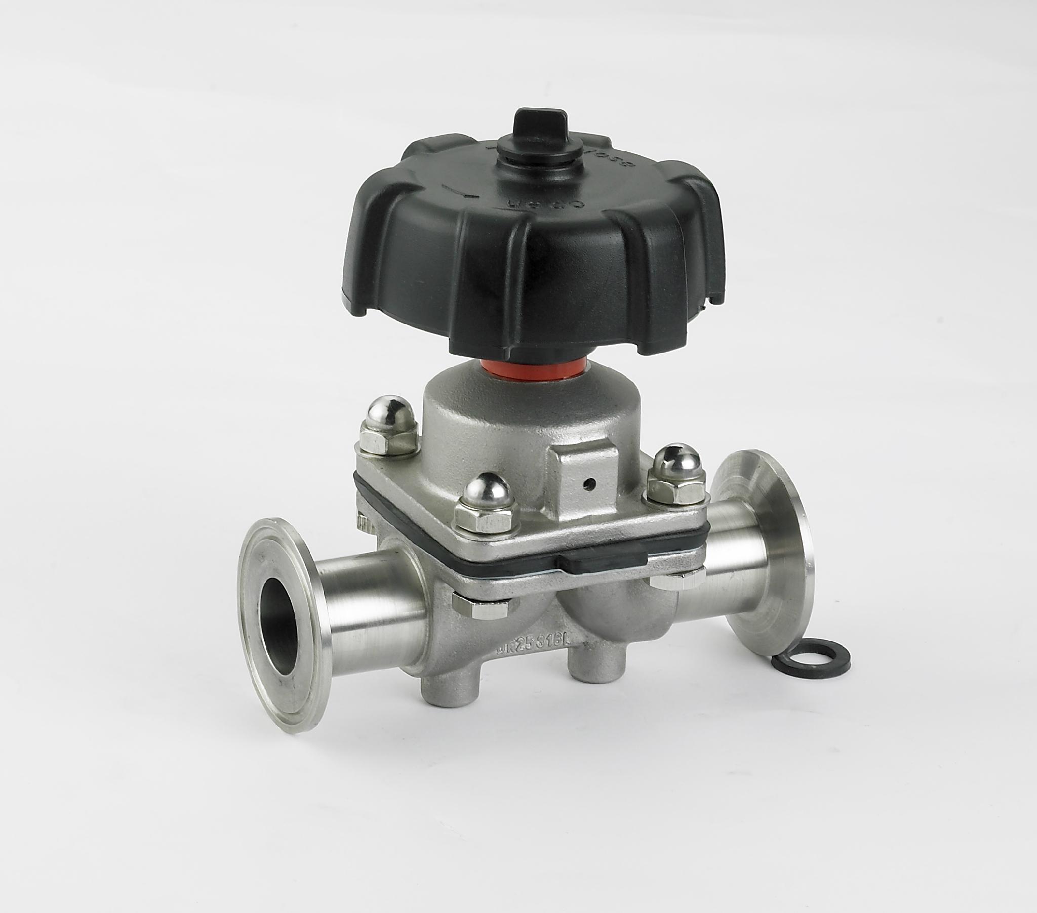 Sanitary Diaphragm Valve Manually Operated - NT-TCDV - NEW TEK (China ...