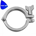 Single Pin Heavy Duty Clamp with Serrated Wing Nut