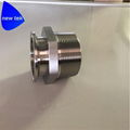 Stainless Steel Sanitary Male NPT to Tri Clamp Adapters (21MP)