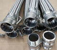 Stainless Steel Medium-Pressure Water Hose with Cam-and-Groove Socket and Plug