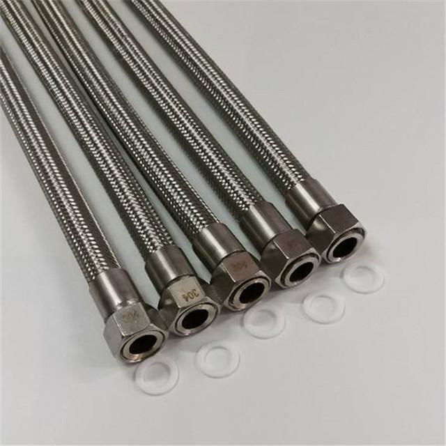  Flexible Metal Hose with BSPP Female Rotary Coupling
