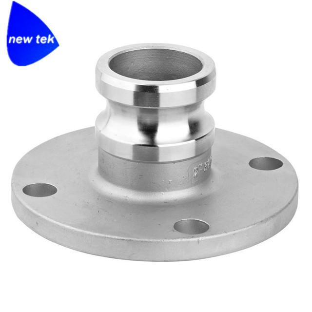 Stainless Steel Male Adapter to 150lb Flanged Cam Lock Coupling