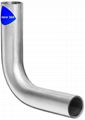 Sanitary 90-Degree Long-Radius Weld Elbow with Tangent Stainless Steel