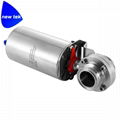 Spring Return Pneumatic Butterfly Valve  Tri Clamp 1.5 in. 