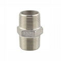 MalexMale Hexagon Nipple 150LB Stainless Steel Pipe Fittings