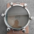 Santiary Pressure Top Sight Glass Round Tank Manhole Cover SS304 SS316