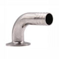 Sanitary Stainless Tri Clamp 90 Degree Elbow Hose Barb