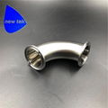 Stainless Steel Sanitary 90 Degree Tri Clamp Elbow Food Grade Polished