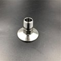 Sanitary Clamp to BSP Male Threaded Adapter Stainless Steel