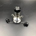 Stainless Steel 316L Tri Clamp Aseptic Style Sampler Valve 