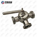 Sanitary Stainless Steel 316 Plug Valve Dairy Valve