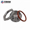 Sanitary Stainless Steel Tri Clamp Weldless Bulkhead