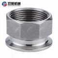 Sanitary Stainless Steel BSP Internal Threaded Tri Clamp Adapter 