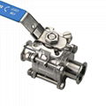 sanitary triclamp ball valve