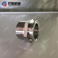 Stainless Steel Sanitary Male NPT to Tri Clamp Adapters (21MP)