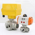 Electric Motor-Driven On/Off Stainless Steel 2-pc Ball Valves
