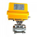 Electrically Motor-Driven On/Off Stainless Steel 3-PC Ball Valves