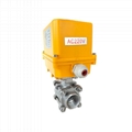 Electrically Motor-Driven On/Off Stainless Steel 3-PC Ball Valves