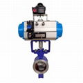  Pneumatic V Type Slurry Control Valve