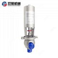 Sanitary Stainless Steel Pneumatic SUS316L Reversing Valve