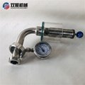 Sanitary Pressure Relief Valve with DIN11851 Fitting