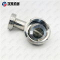 Sanitary Stainless Steel DIN11851 Union Threaded Elbow