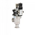  Stainless Steel Vacuum Safety Solenoid Right Angle Bellow Valve