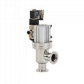  Stainless Steel Vacuum Safety Solenoid Right Angle Bellow Valve