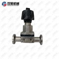 1/2in (DN15) Sanitary Stainless Steel Diaphragm Valve Manually Operated 