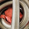 316 Stainless Extreme-Temperature Steam Hose with Quick-Clamp Sanitary Fittings