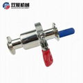 Quick Clean Tri Clover Compatible Clamp Ball Valve PTFE Sealing