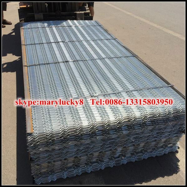 Galvanized Gothic Expanded Metal Mesh