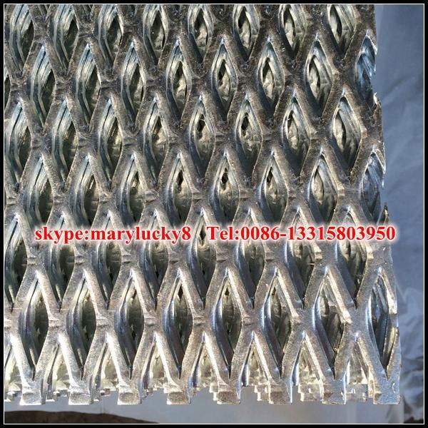 Hot dipped Galvanized Expanded Metal Grating