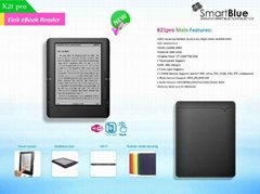 6inch dualcore 1024*758 Eink reader with wifi/front light/Touch function