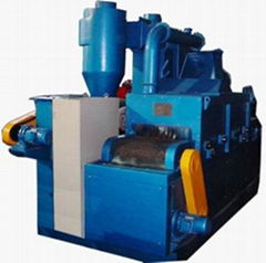 SJ680 blast cleaning machine for backing plate of brake pads or linings