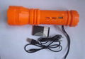 torch with usb speaker 