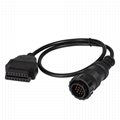 obd2 j1962 obd ii BENZ 14pin cable 1