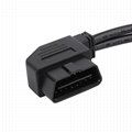 obdii 16 pin female extension test obd2 cable