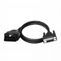 16 pin male female obd2 to db 26 female obdii car test diagnostic cable