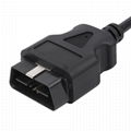 obdii obd2 obd to 2.54 car diagnostic test cable 3