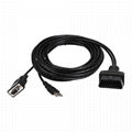 OBDII-J1962 test obd2 to DB9P USB cable