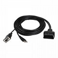 OBDII-J1962 test obd2 to DB9P USB cable 