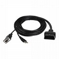 OBDII-J1962 test obd2 to DB9P USB cable 