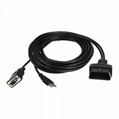 OBDII-J1962 test obd2 to DB9P USB cable