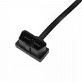 obd 2 flat obd cable 16pin male to 16pin female flat obd2 cable